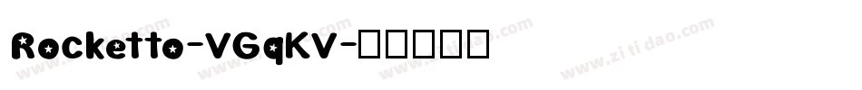 Rocketto-VGqKV字体转换
