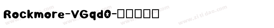 Rockmore-VGqd0字体转换