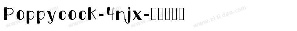 Poppycock-4njx字体转换