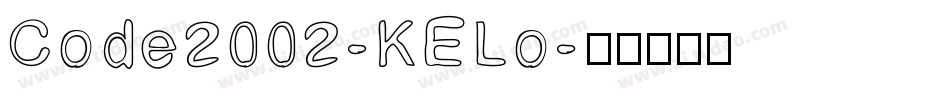Code2002-KELo字体转换