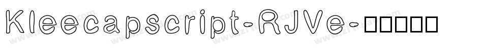 Kleecapscript-RJVe字体转换
