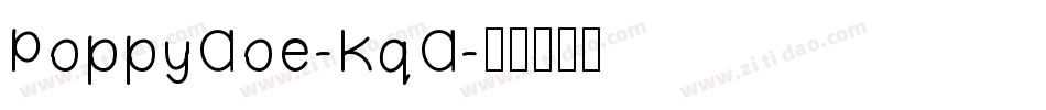 PoppyAoe-KqA字体转换