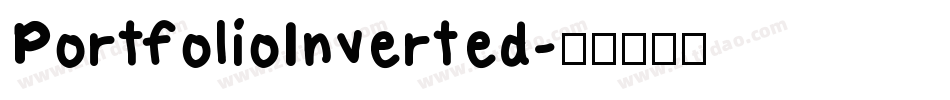 PortfolioInverted字体转换