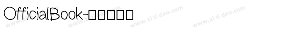 OfficialBook字体转换