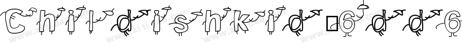 Childishkid-6dd6字体转换