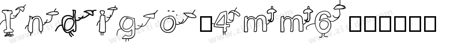 Indigo-4mm6字体转换