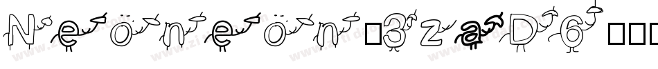 Neoneon-3zaD6字体转换