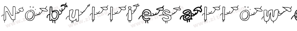 Nobulliesallowed-eqW6字体转换