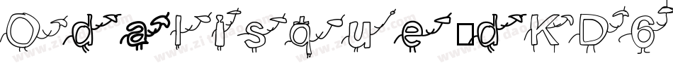 Odalisque-dKD6字体转换