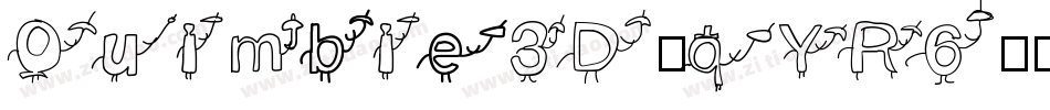 Quimbie3D-qYR6字体转换