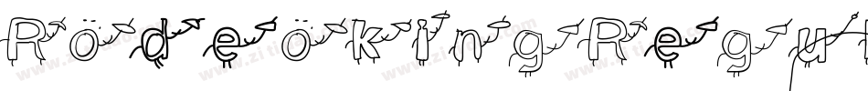 RodeokingRegular-dll6字体转换