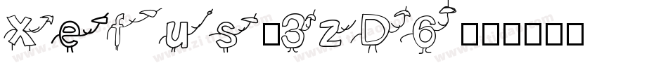 Xefus-3zD6字体转换