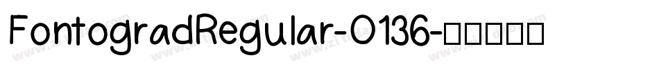 FontogradRegular-O136字体转换
