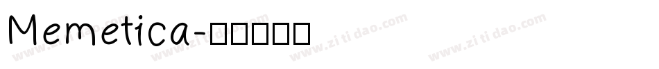 Memetica字体转换