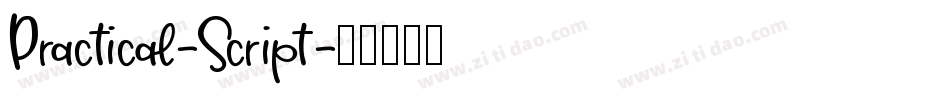 Practical-Script字体转换