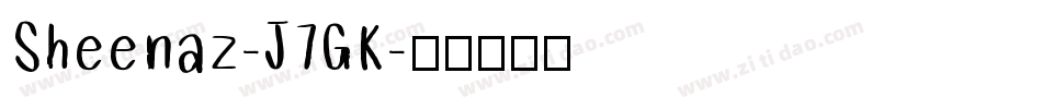 Sheenaz-J7GK字体转换