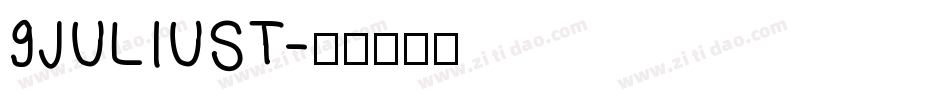 9JULIUST字体转换