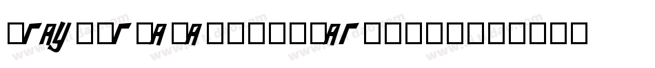 PrayForJapanRegular-RXP3字体转换