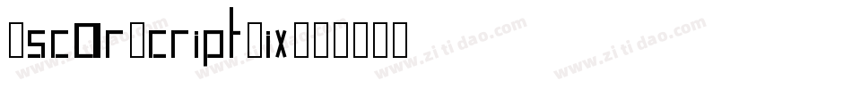 OscarScriptFix字体转换