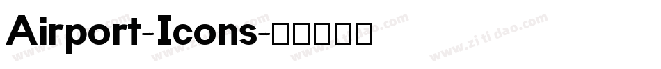 Airport-Icons字体转换