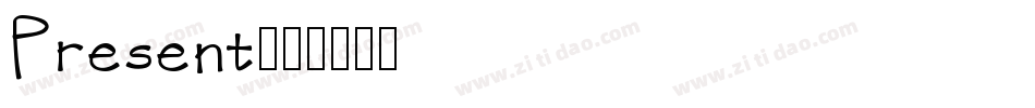 Present字体转换