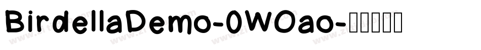 BirdellaDemo-0WOao字体转换