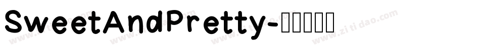 SweetAndPretty字体转换