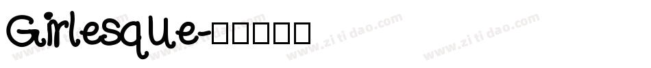 Girlesque字体转换
