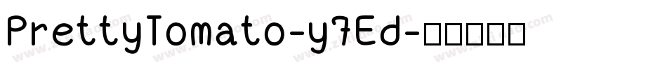 PrettyTomato-y7Ed字体转换