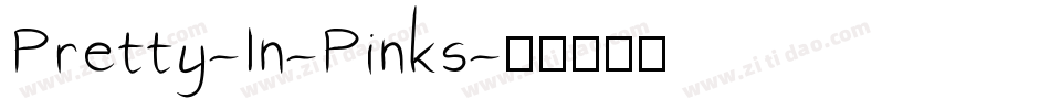 Pretty-In-Pinks字体转换