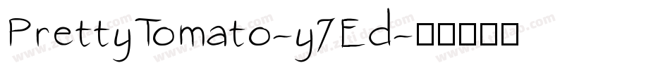PrettyTomato-y7Ed字体转换