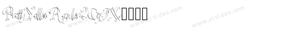 PrettyYellowRegular-2OgJX字体转换