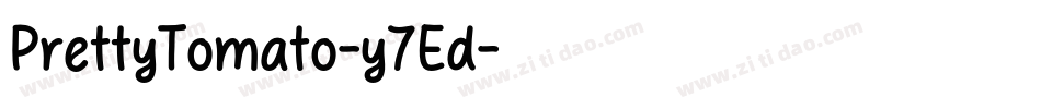 PrettyTomato-y7Ed字体转换