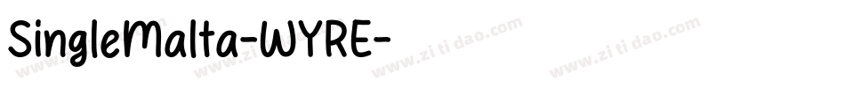 SingleMalta-WYRE字体转换