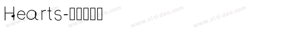 Hearts字体转换