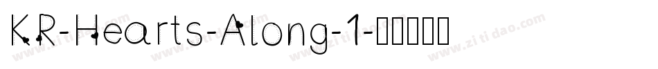KR-Hearts-Along-1字体转换