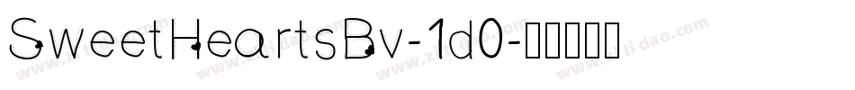 SweetHeartsBv-1d0字体转换