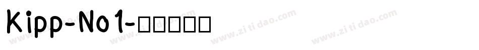 Kipp-No1字体转换