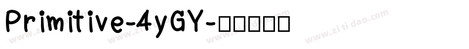 Primitive-4yGY字体转换