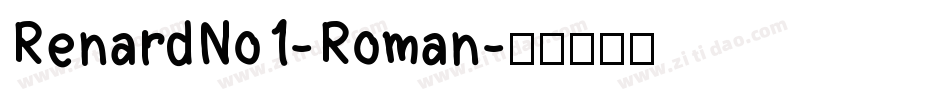 RenardNo1-Roman字体转换