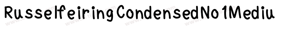 RusselfeiringCondensedNo1Medium-jJxy字体转换