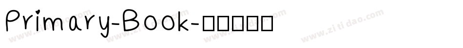 Primary-Book字体转换