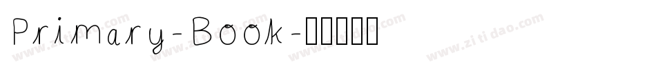 Primary-Book字体转换