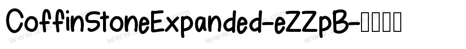 CoffinStoneExpanded-eZZpB字体转换