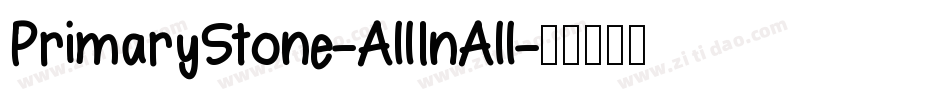 PrimaryStone-AllInAll字体转换