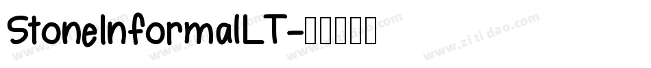 StoneInformalLT字体转换