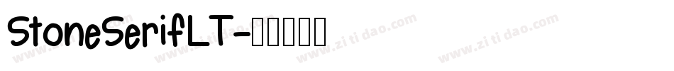 StoneSerifLT字体转换