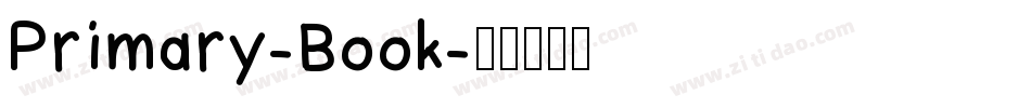 Primary-Book字体转换