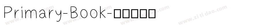Primary-Book字体转换
