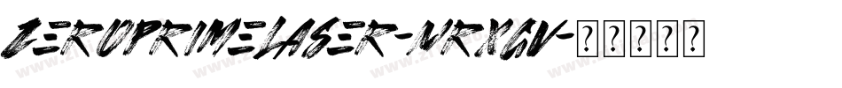 ZeroPrimeLaser-nRxgV字体转换
